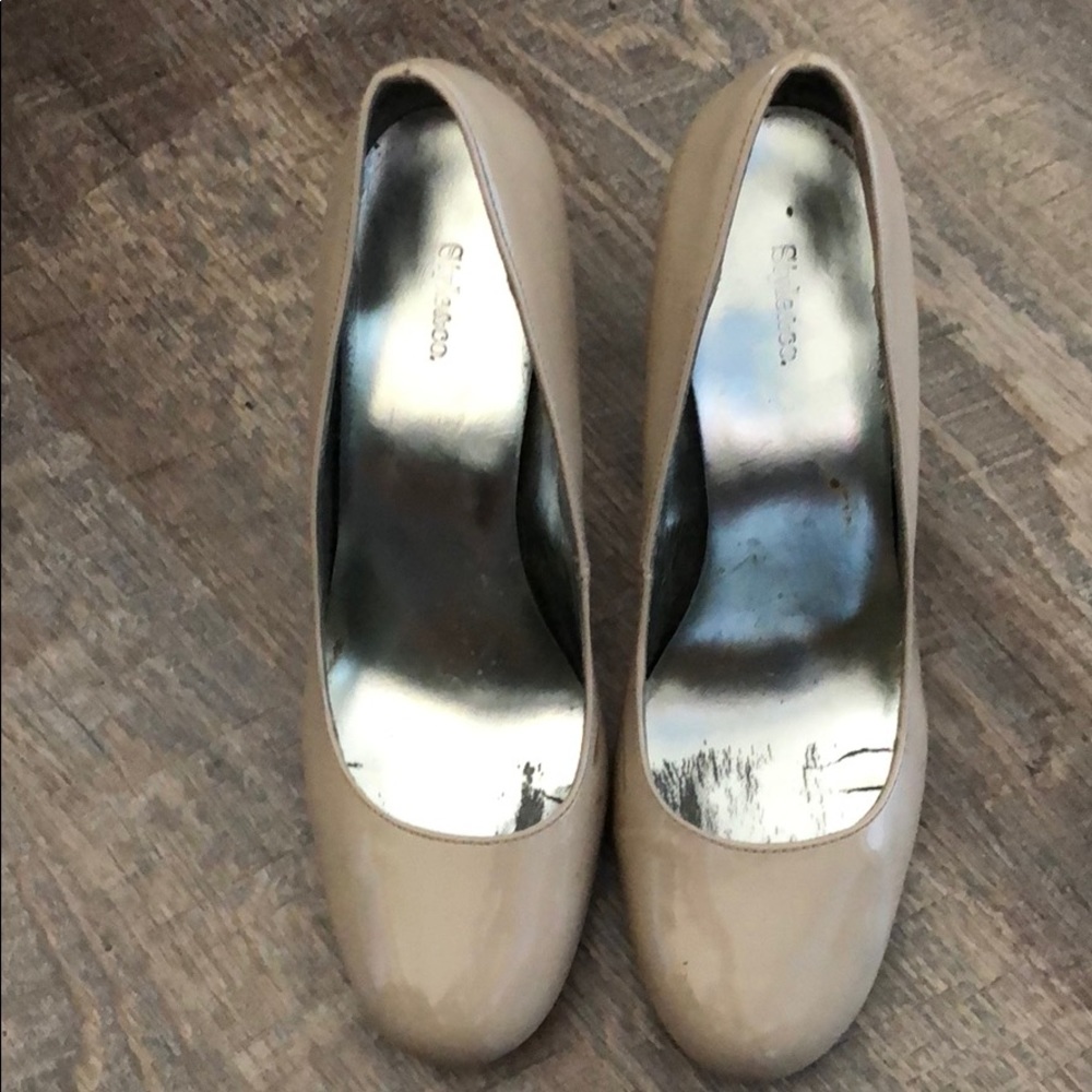 Style & Co beige heels